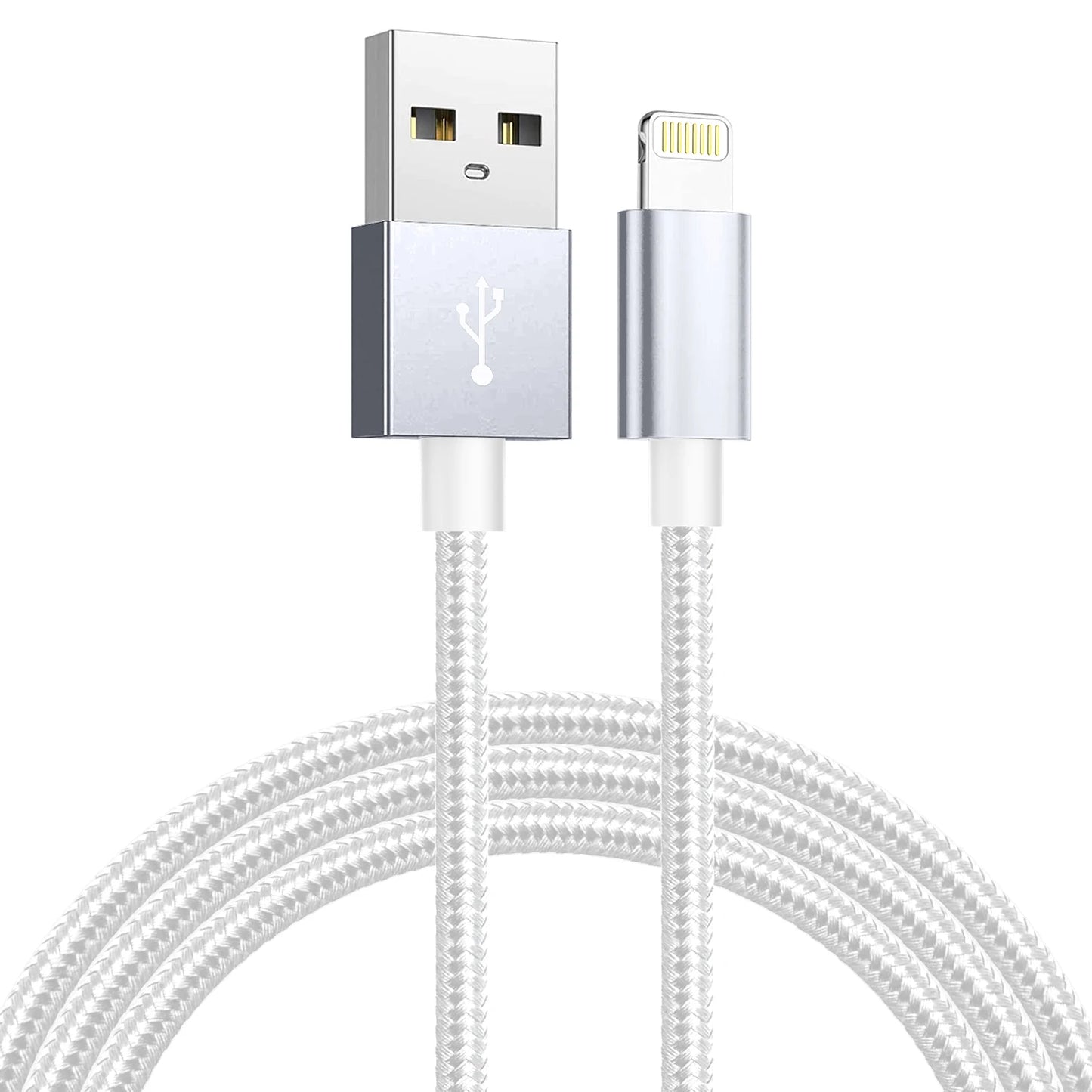 🔌 2.4A USB Καλώδιο Φόρτισης & Μεταφοράς Δεδομένων για iPhone / iPad Γρήγορη φόρτιση και αξιόπιστη μεταφορά αρχείων για όλες τις συσκευές σου Apple! ⚡🍏