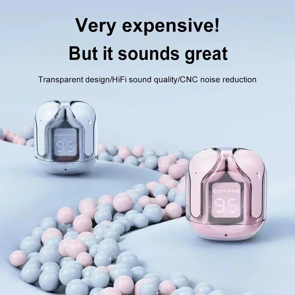 🎧🔥 T2 Wireless Mini Earbuds – Bluetooth 5.3 με LED Display, Stereo HiFi Ήχο & 20 ώρες αυτονομία