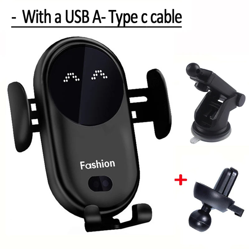 ⚡🚗 30W Wireless Car Charger – Έξυπνη Βάση & Ταχεία Φόρτιση στο Αυτοκίνητο! 🚗⚡ Qi Wireless Charging | Automatic Clamps | 360° Rotation | Air Vent Mount