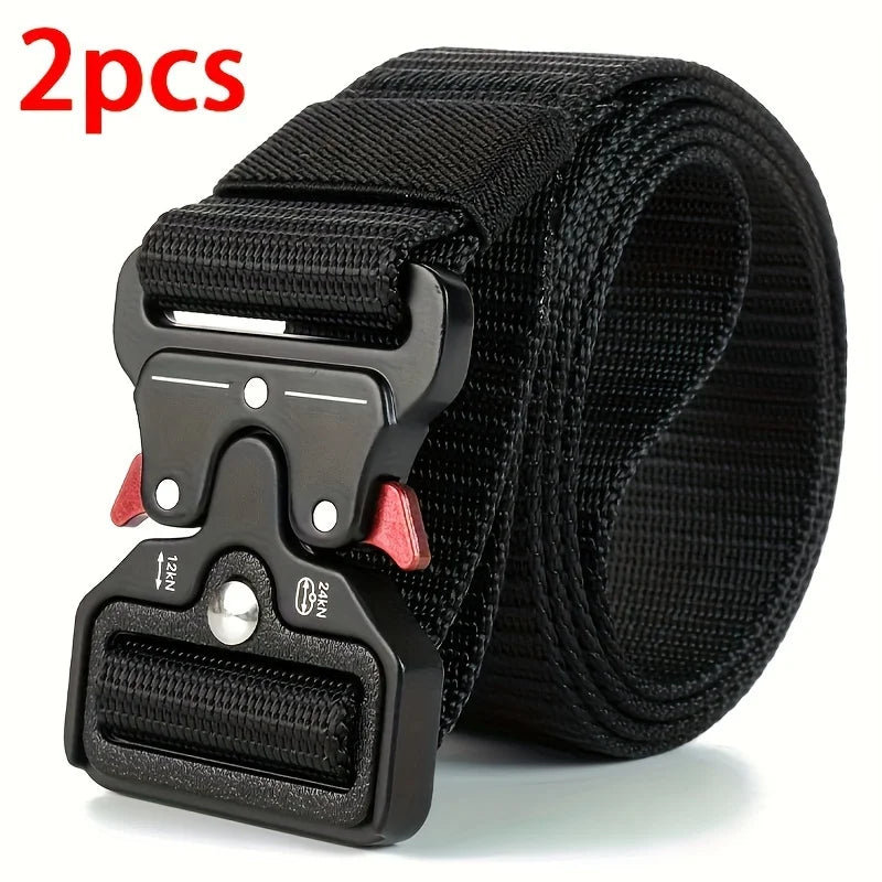 🪖👖 Versatile Men’s Tactical Belt – Durable & Adjustable Design ✨ Για Outdoor Sports, Jeans & Casual Wear (Unisex, 1 ή 2 Τεμάχια)