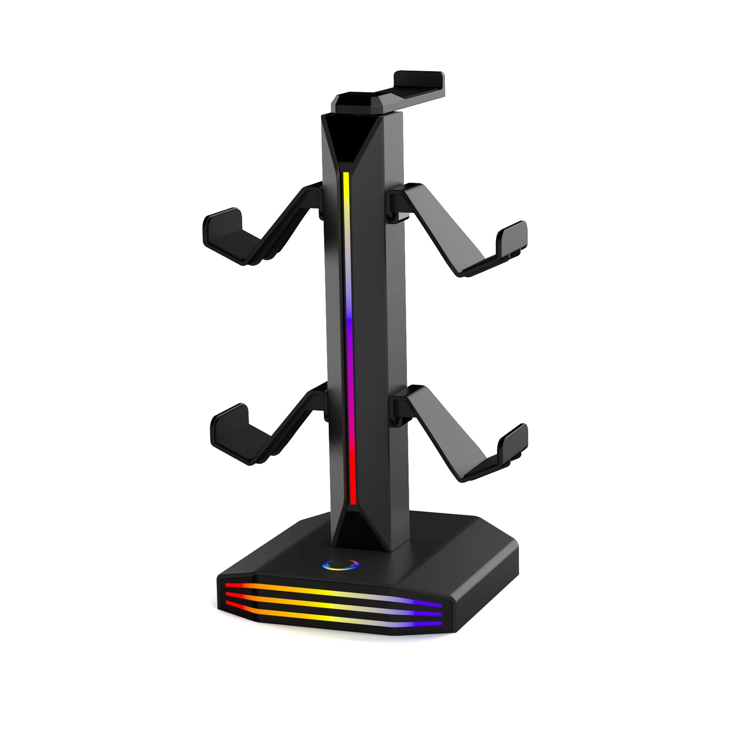 🎮 RGB Βάση Στήριξης Χειριστηρίων & Ακουστικών – 7 Λειτουργίες Φωτισμού, USB & Type-C Φόρτιση Η απόλυτη βάση για το gaming setup σου! Οργάνωσε, φόρτισε και δώσε στυλ στον χώρο σου. 🌈✨