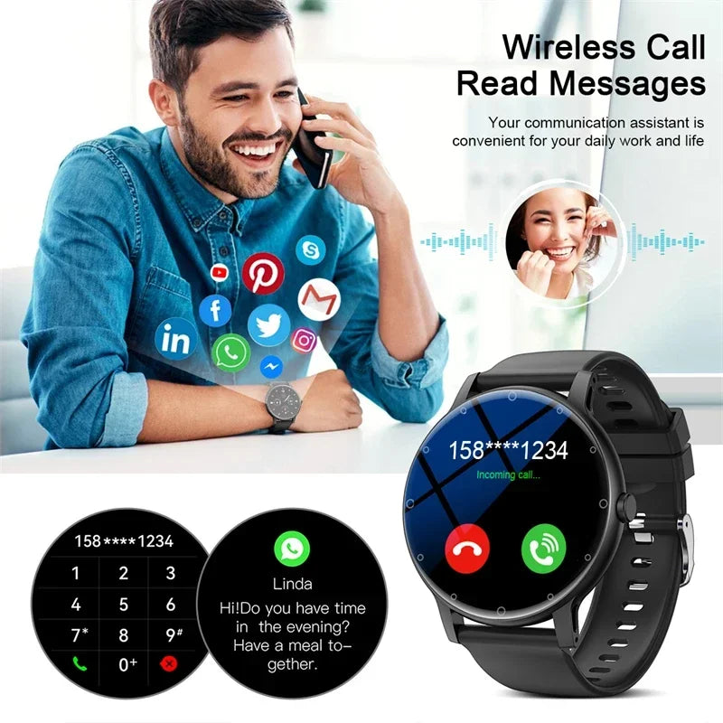 ⌚ LIGE Round Smartwatch – Κομψότητα & Δυνατότητες σε ένα ρολόι! ⌚