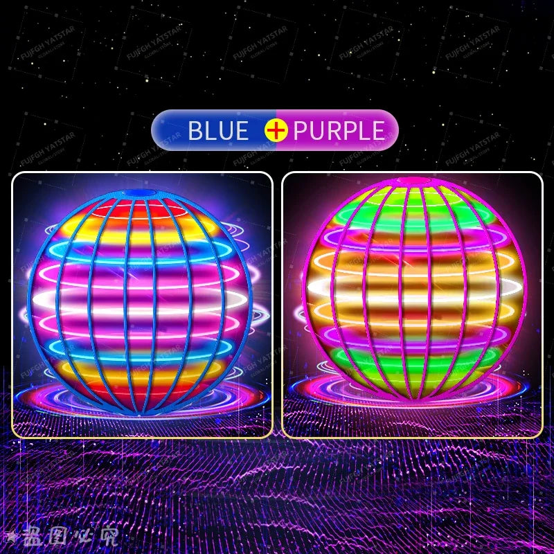🌌✨ Flying Ball Boomerang Fly Orb Magic – LED Drone Hover Spinner 🎁