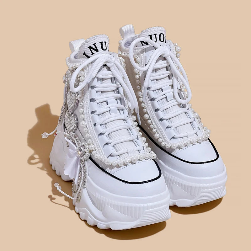 👟✨ Γυναικεία Sneakers με Παχύ Σόλα 8cm – Στυλ, άνεση & ύψος σε κάθε σου βήμα!