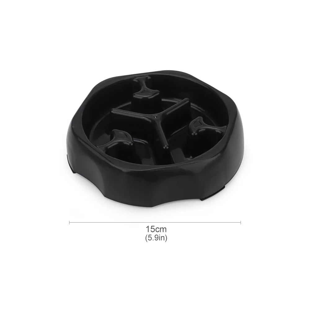 Slow Feeder Bowl 🐾🍽️ | Anti-Choke Design 😸🐶 | For Small Dogs & Cats 🐕🐈 | Square/Round Shape ✅