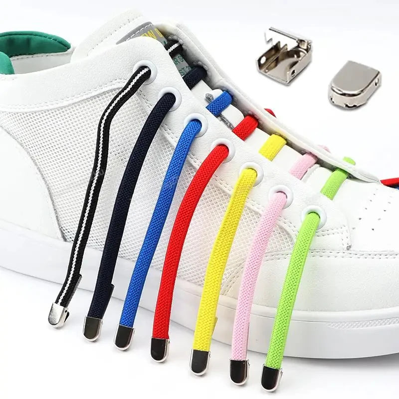 👟✨ No Tie Elastic Shoelaces – Ελαστικά Κορδόνια Χωρίς Δέσιμο για Παιδιά & Ενήλικες 🚀