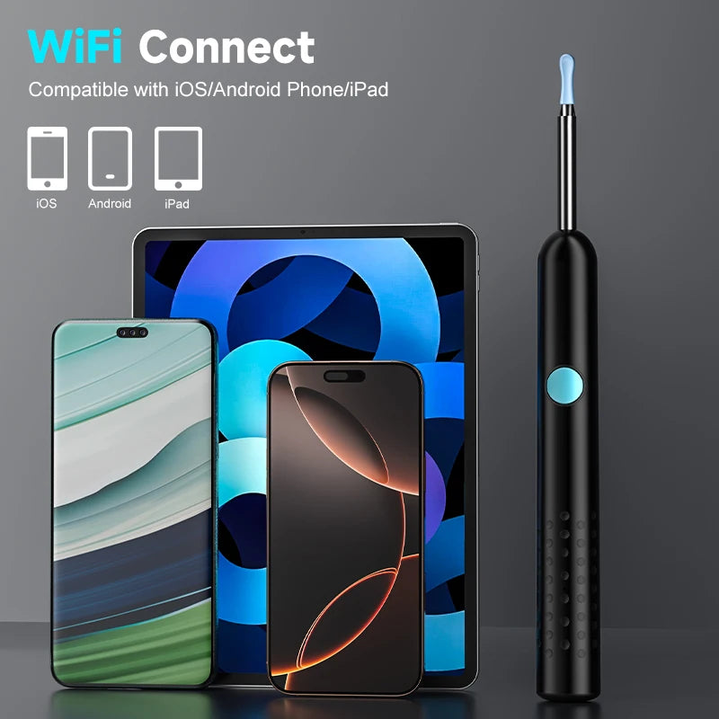 🔥👂 Smart Visual Ear Camera HD1080P – Καθαρά Αυτιά με Τεχνολογία! 📱✨