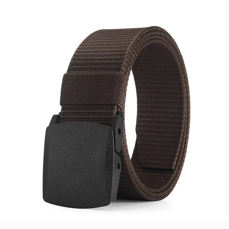 👖🪢 Unisex Tactical Ζώνη – Outdoor Casual Canvas & Nylon Belt 🎯 Μεταλλ-Free Ζώνη για Παντελόνια, Jeans & Σπορ