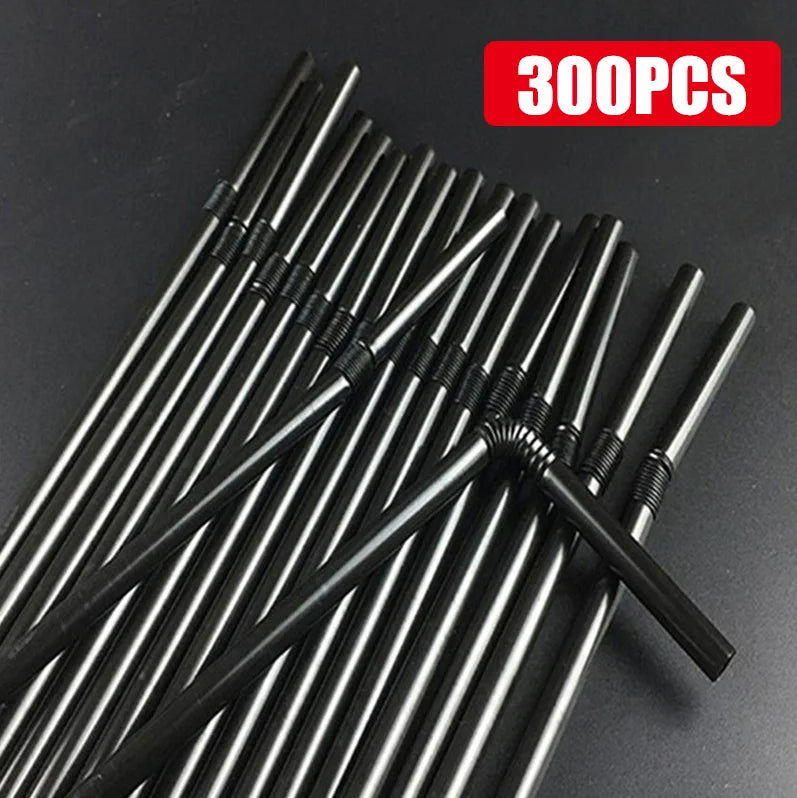 🥤🌈 Plastic Drinking Straws – Πολύχρωμα Καλαμάκια 50-1000PCS ✨ Ιδανικά για Party, Γάμους & Καθημερινή Χρήση