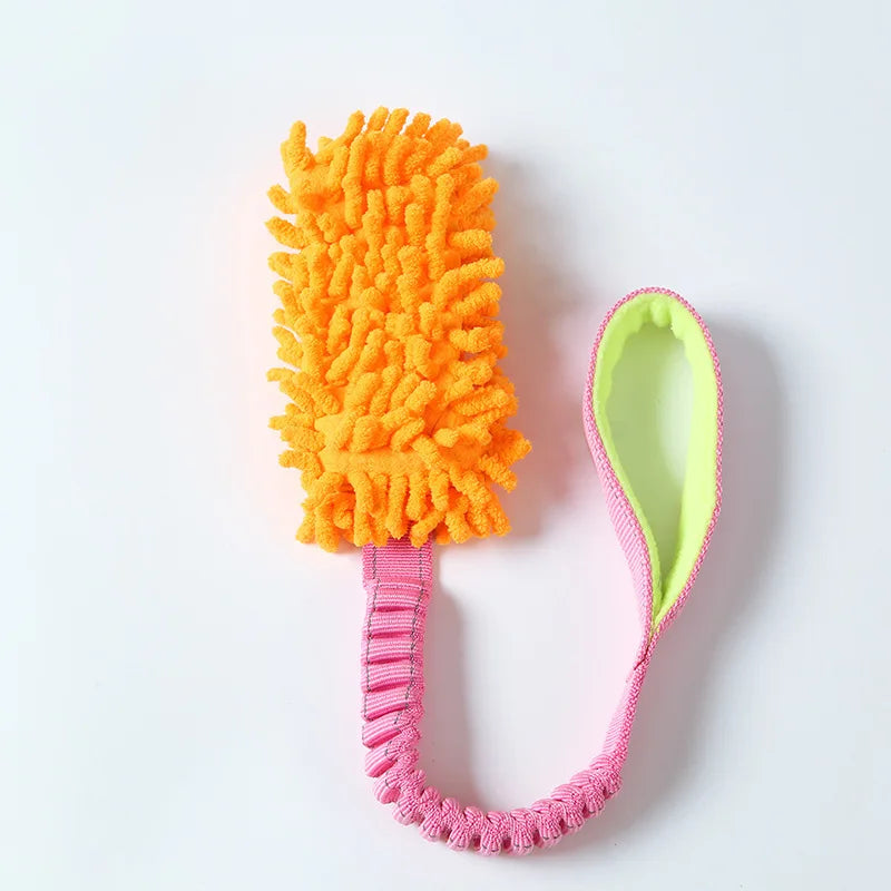 Dog Training Rope Toy 🐶🪢 | Plush + Rope Ball 🎾 | Bite-Resistant & Anti-Tear 💪 | Teeth Cleaning & Puzzle Play 🧠