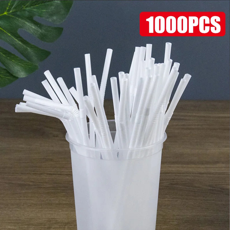 🥤🌈 Plastic Drinking Straws – Πολύχρωμα Καλαμάκια 50-1000PCS ✨ Ιδανικά για Party, Γάμους & Καθημερινή Χρήση