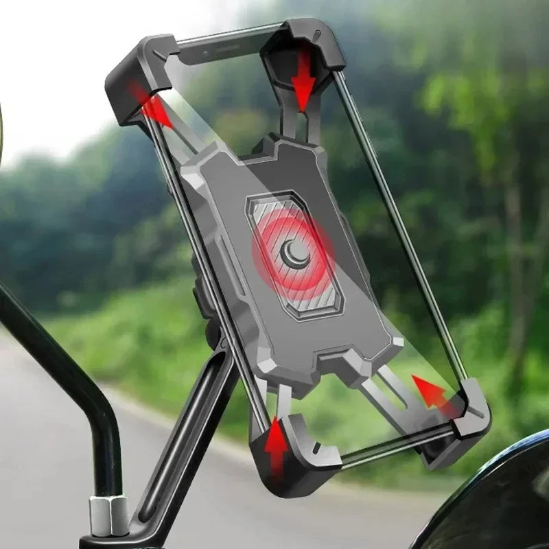 🚴♂️📱 Motorcycle & Bike Phone Mount – 360° Περιστρεφόμενη Βάση Κινητού για Ποδήλατο & Μοτοσυκλέτα 🛵