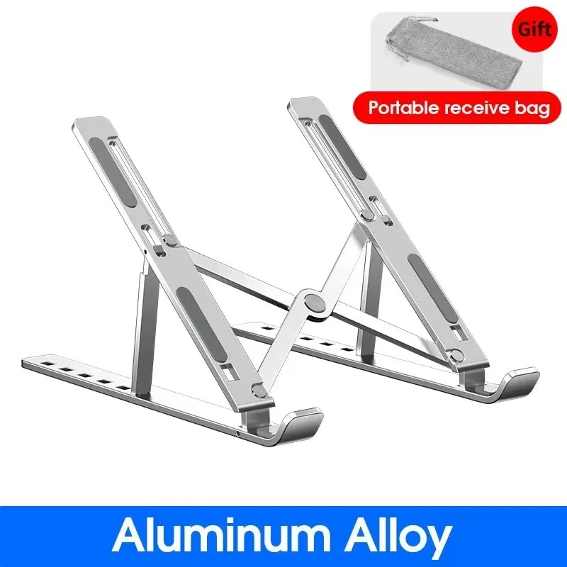💻✨ Adjustable Foldable Laptop Stand – Ρυθμιζόμενη & Φορητή Βάση Notebook 🎯