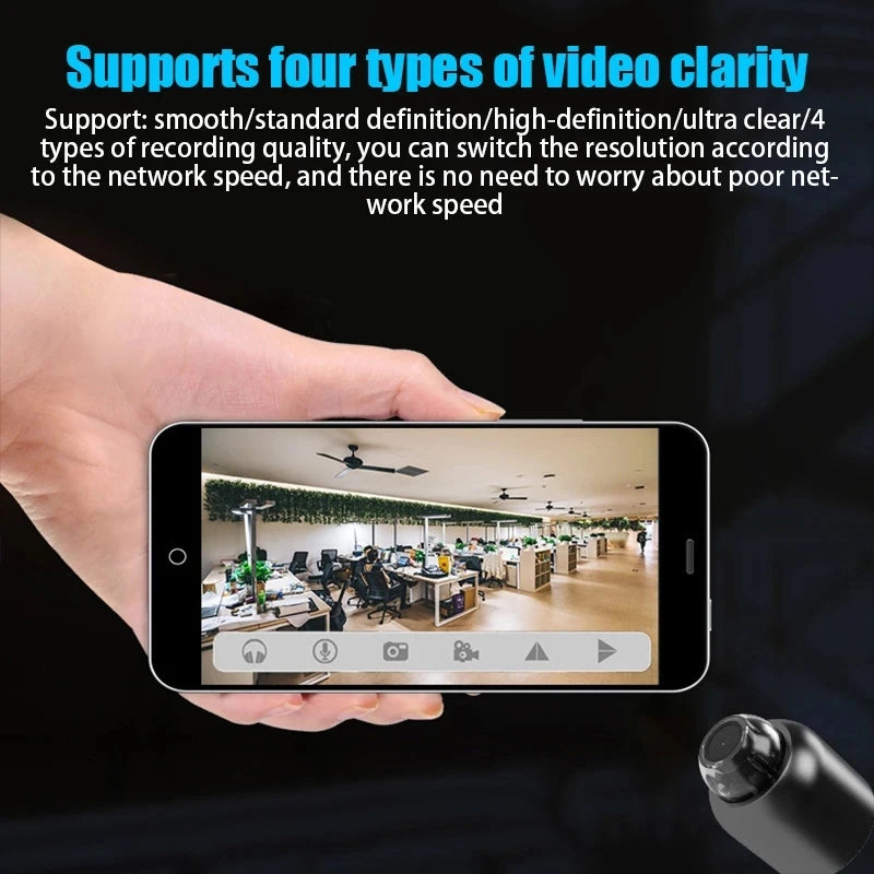 📹🔒 1080P HD Mini WiFi Κάμερα – Ασύρματη Night Vision X5 🎥 Για Σπίτι, Παιδιά & Κατοικίδια