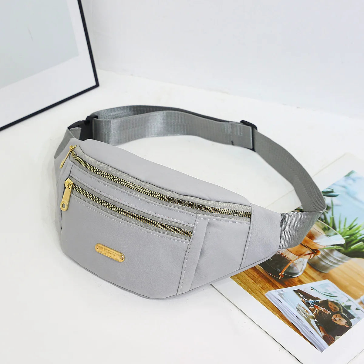 🎒💦 Fanny Pack – Αδιάβροχη Τσάντα Μέσης με Ρυθμιζόμενο Ιμάντα για Γυναίκες 👟✈️
