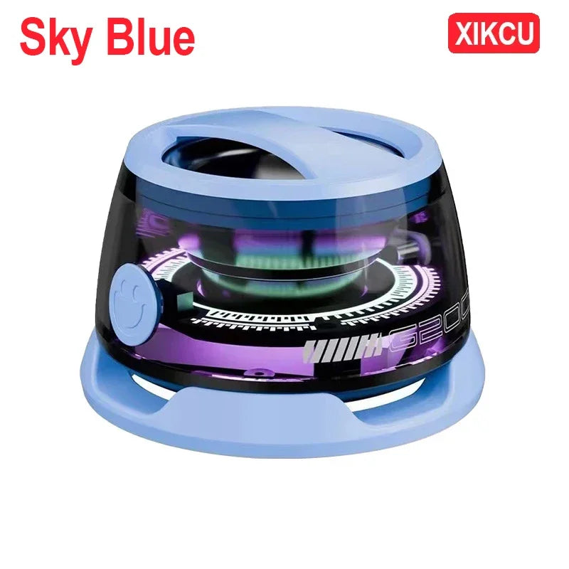 🔊✨ XIKCU G200 Portable Bluetooth Speaker – Mini Ηχείο με RGB Φωτισμό & Μαγνητική Στήριξη 🎶