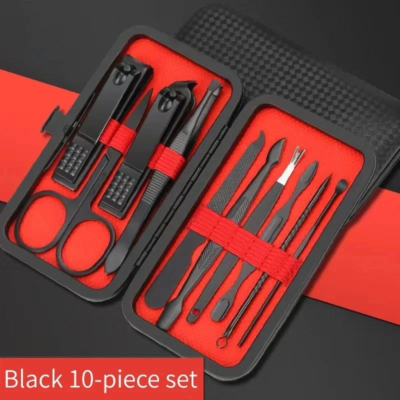 💅✂️ Professional Nail Clippers Kit – 7 έως 24 Τεμάχια 🧳 Σετ Μανικιούρ & Πεντικιούρ από Ανοξείδωτο Ατσάλι