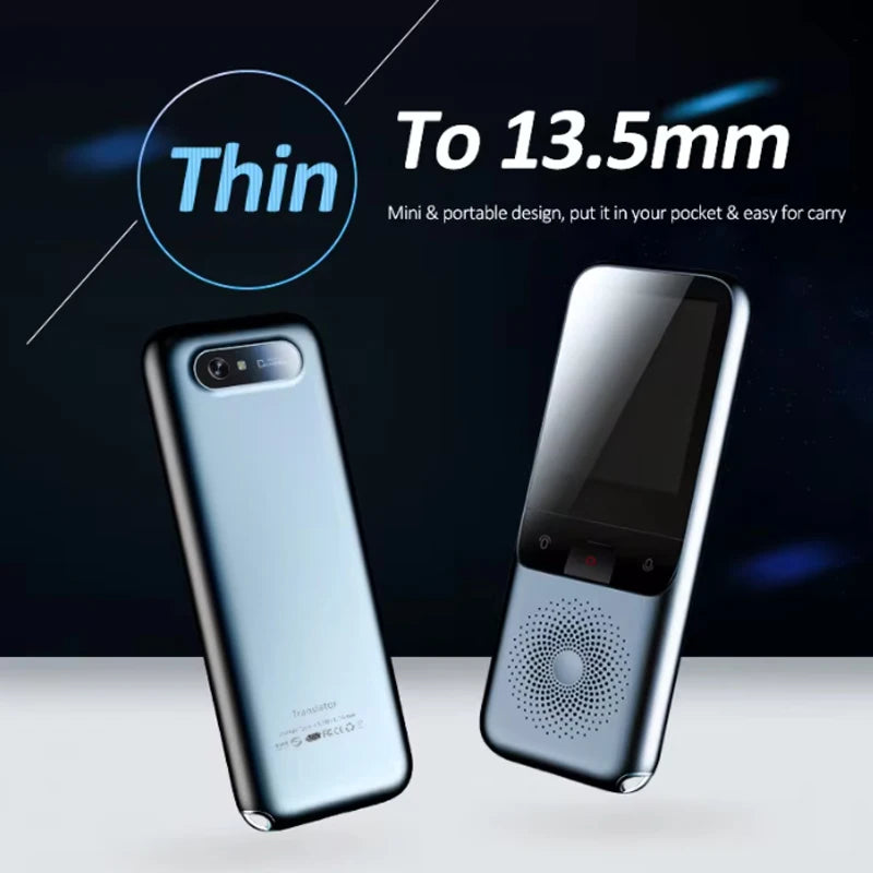 🌍 T11 Portable Audio Translator – 138 Γλώσσες, Online & Offline