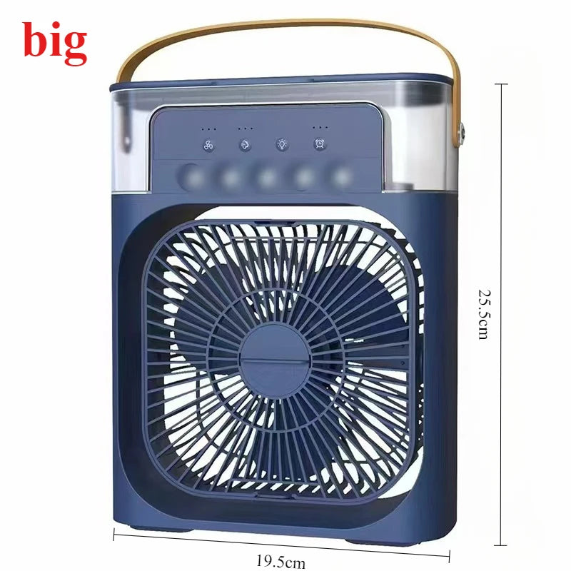 ❄️💨 3 σε 1 Φορητό Air Cooler – Ανεμιστήρας, Υγραντήρας & LED Night Light! 💨❄️ Portable Humidifier Fan Air Conditioner