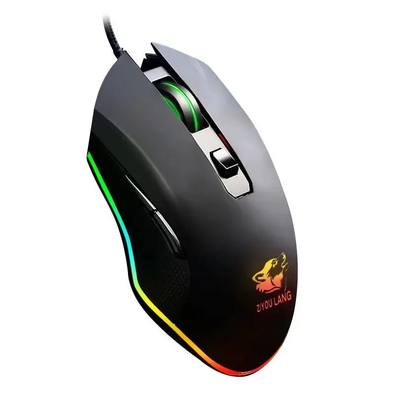 🎮 ATTACK SHARK V1 RGB Wired Gaming Mouse – Ελαφρύ, 3 DPI, 6 Κουμπιά, Μαύρο Matte 💡 Εργονομία, RGB φωτισμός & άμεση απόκριση – για κάθε gamer που ζητά ακρίβεια και στυλ!