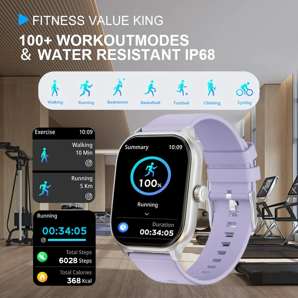 ⌚ LAXASFIT X8 – 2025 Νέο Smartwatch με Οθόνη 2.01” HD & Bluetooth Κλήσεις