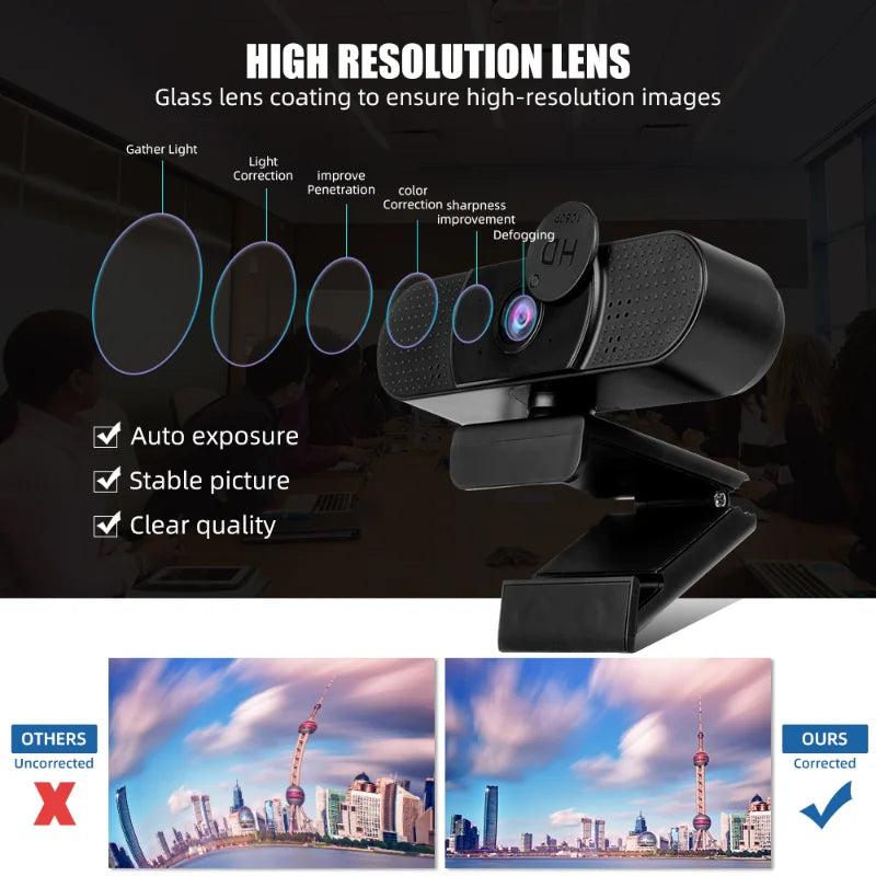 🎥✨ Xiaomi 2K/1080P Full HD Webcam 60FPS | Autofocus TOF 🚀 με Διπλό Μικρόφωνο 🎤 & 360° Περιστροφή 🔄