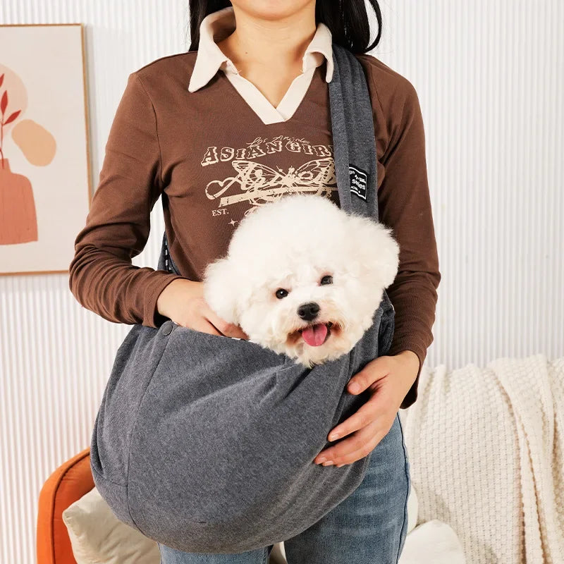 🎒🐾 Comfortable Pet Crossbody Sling Bag – Φορητή Τσάντα Μεταφοράς για Σκύλους & Γάτες 🐶🐱 Η ιδανική λύση για μεταφορά μικρών κατοικιδίων με άνεση και στυλ!