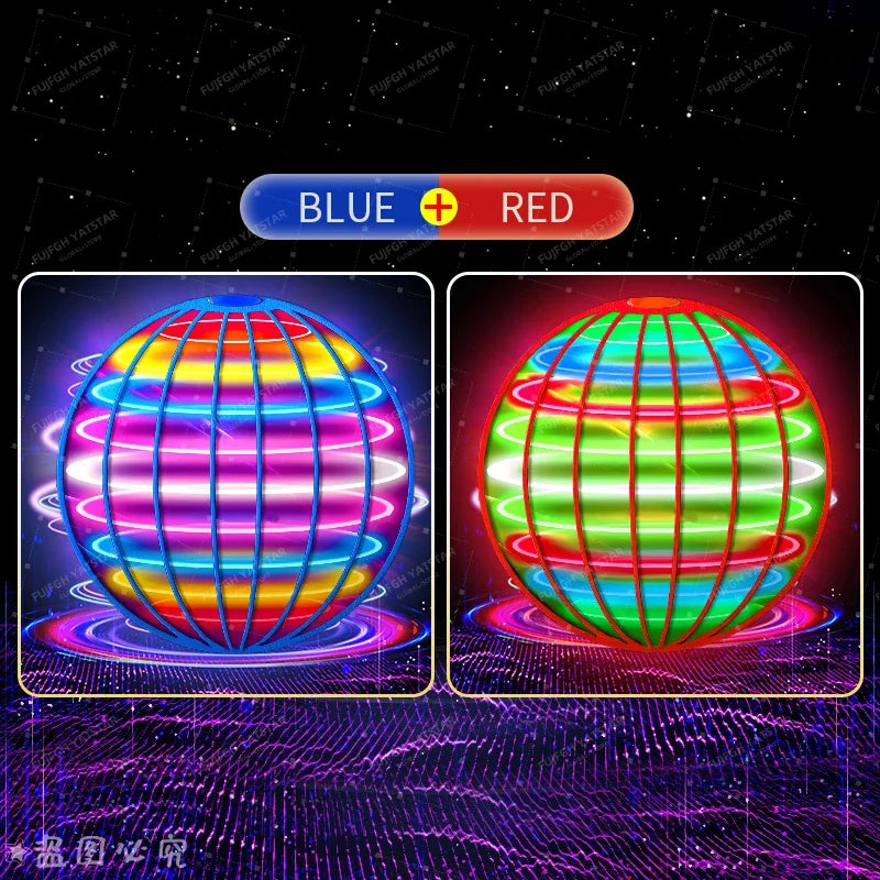 🌌✨ Flying Ball Boomerang Fly Orb Magic – LED Drone Hover Spinner 🎁