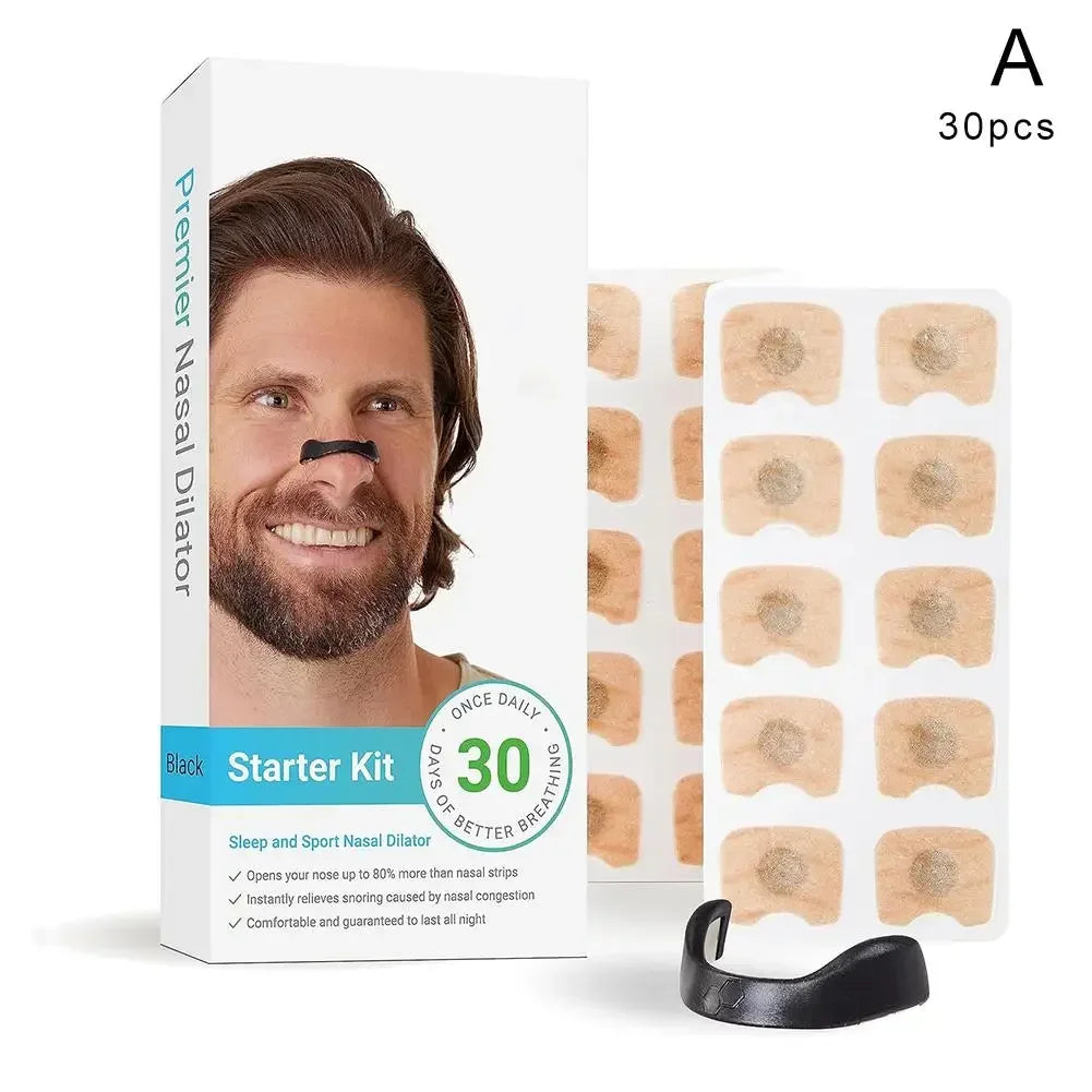 😴👃 Magnetic Nasal Dilators – Ελεύθερη Αναπνοή & Ήσυχος Ύπνος! 👃😴 Anti-Snoring Strips | Air Intake Booster | Sleep & Sports Aid | 15/30pcs