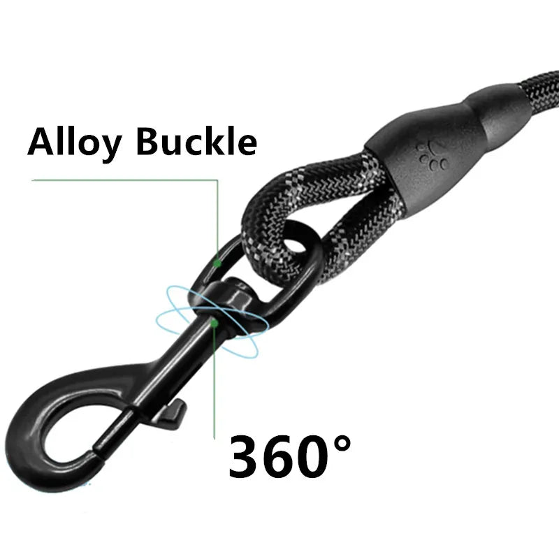 🐕🦺✋ Short Reflective Dog Leash – Ανθεκτικό Λουρί για Έλεγχο Μεγάλων Σκύλων 🚶♂️🔗 Μέγιστος έλεγχος στις βόλτες – ιδανικό για πόλη & εκπαίδευση!