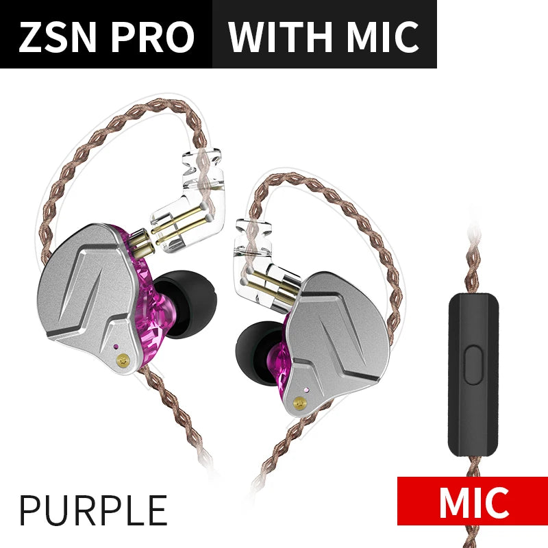 🎧 KZ ZSN PRO – Επαγγελματικά In-Ear Earphones με Hybrid Drive 🎧