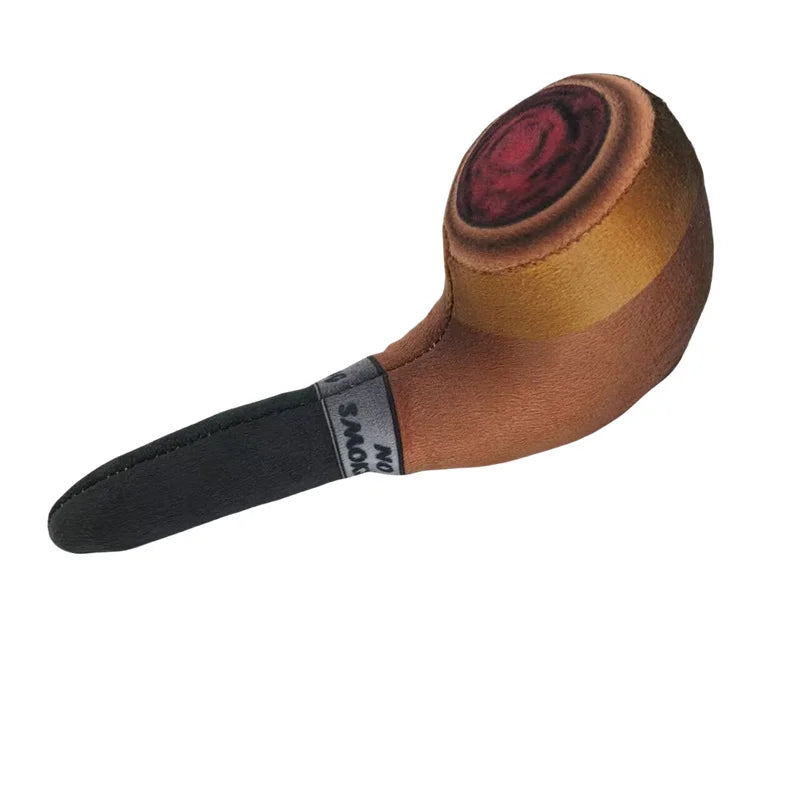 Funny Dog Chew Toy 🐶🚬 | Plush Cigarette & Joint Design 🧸 | Squeaky Sound 🔊 | Interactive & Soft Bite Toy 😄