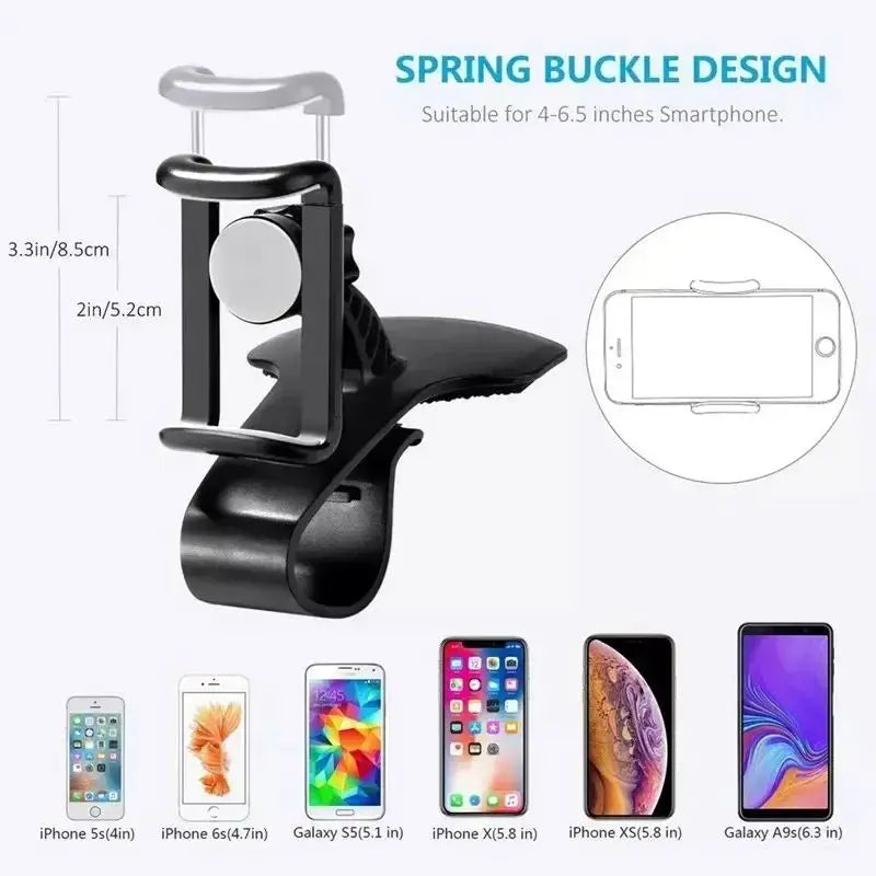 🚗📱 Universal Car Phone Holder – Απόλυτη Ευελιξία & Ασφάλεια στην Οδήγηση! 📱🚗 Dashboard | Rearview Mirror | Sun Visor Mount | 360° Rotation