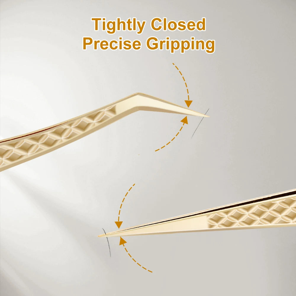 ✨ Lashtalk Precision Fiber Tip Tweezer – Premium Λαβίδα για Eyelash Extensions με Diamond Grip ✨