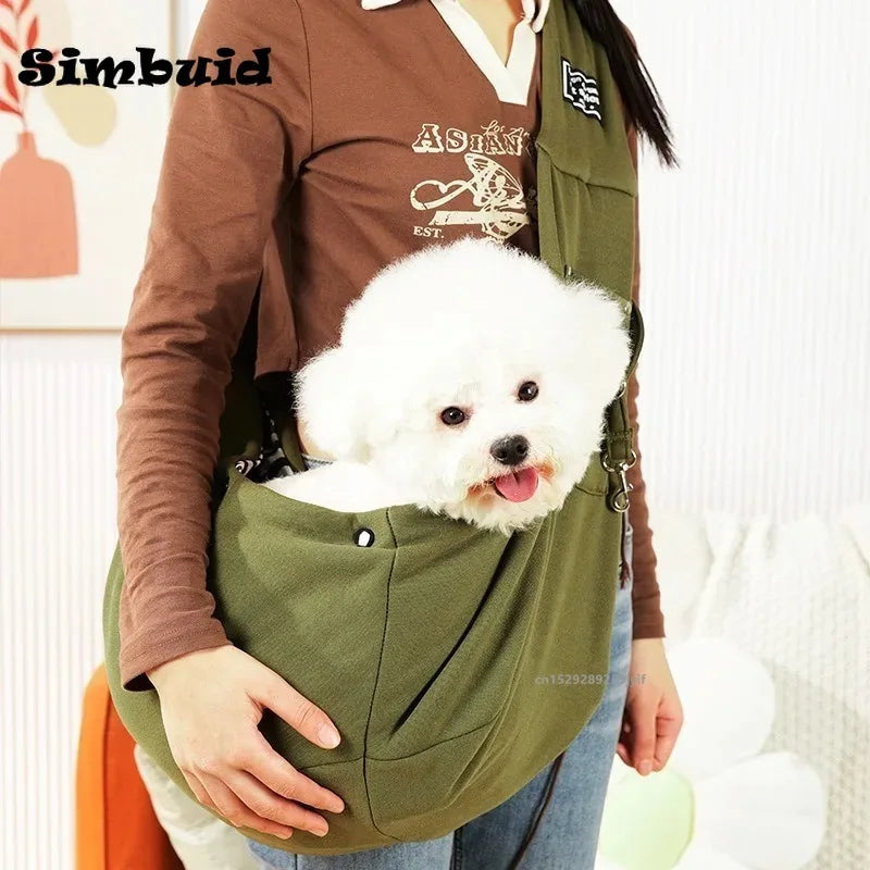 🎒🐾 Comfortable Crossbody Pet Sling Bag – Άνετη Τσάντα Μεταφοράς για Σκύλους & Γάτες 🐶🐱 Πάρ’ το κατοικίδιό σου παντού – με στυλ & άνεση!