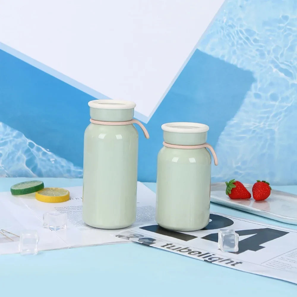 🥤✨ Μίνι Θερμός 400ml – Για Ροφήματα On-the-Go! ✨🥤 Mini Stainless Steel Insulated Water Bottle