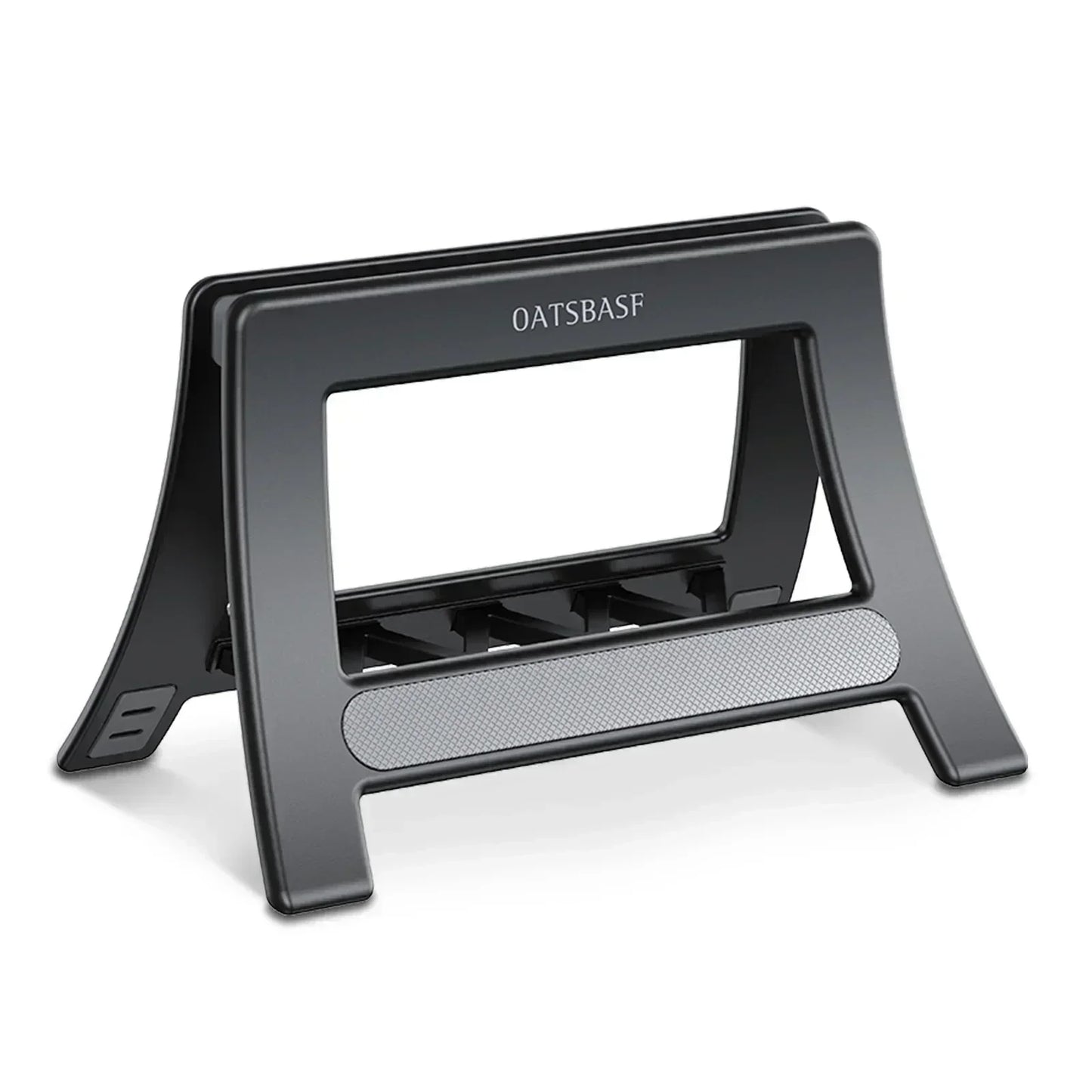 💻📐 Oatsbasf Vertical Laptop Stand – Κάθετη Βάση με Σιλικόνη & Heat Dissipation 🎯