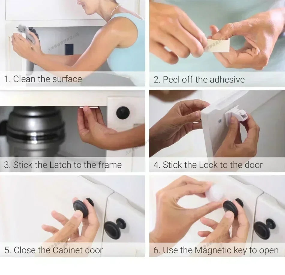 🔒👶 Child Safety Magnetic Lock – Απόλυτη Προστασία για Μωρά & Παιδιά 🎯