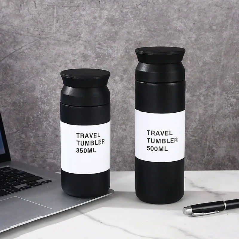 ☕🥤 Θερμός 500ml Ανοξείδωτο | Coffee Mug | Vacuum Flask | Travel Tumbler για Καφέ & Νερό
