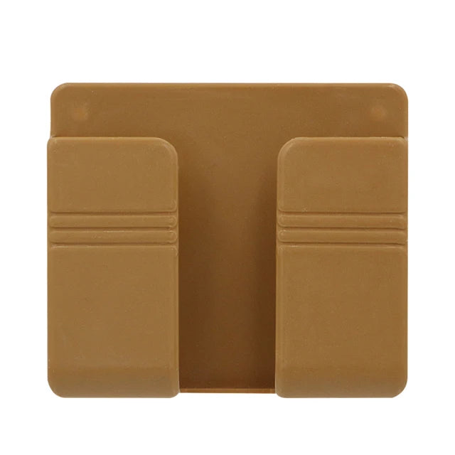 📱 Multifunction Wall Mounted Storage Box – Οργανωτής Χωρίς Τρύπες για Τηλεκοντρόλ, Κινητά & Καλώδια