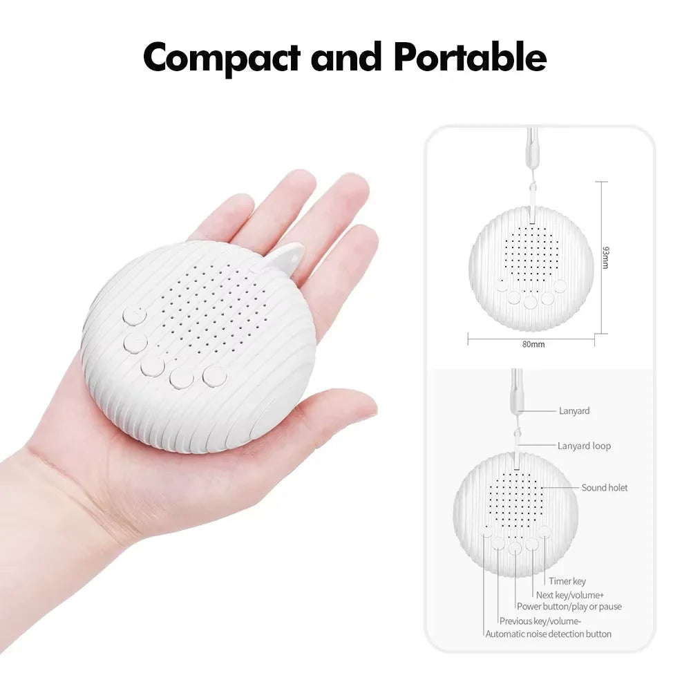 👶🎵 Q3 White Noise Baby Sleep Machine – 10 Ήχοι για Ήρεμο Ύπνο 🎯