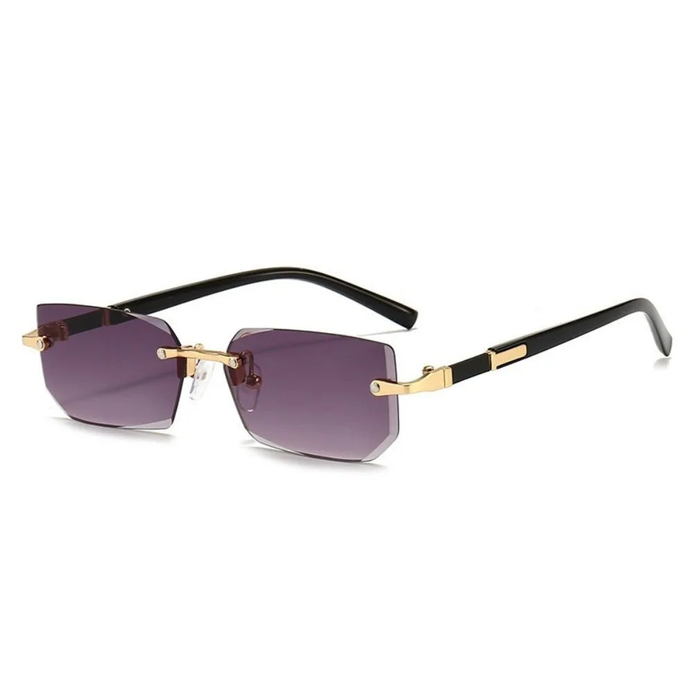 🕶️🌊 Retro Korean Γυαλιά Ηλίου – Frameless Gradient Shades ✨ UV400 Προστασία για Παραλία, Οδήγηση & Ταξίδια