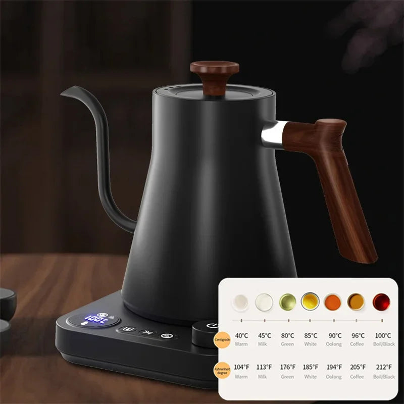 ☕⚡ Smart Electric Gooseneck Kettle – Για Τέλειο Pour Over Καφέ & Τσάι με Απόλυτο Έλεγχο! ⚡☕ Smart Constant Temperature Electric Kettle