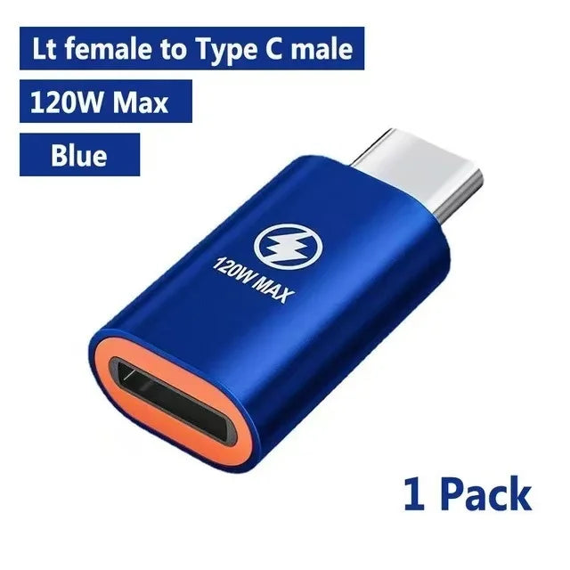 ⚡🔌 USB-C to Lightning 8-Pin Adapter – Γρήγορη Φόρτιση & Data Sync για iPhone/iPad/MacBook 🎯