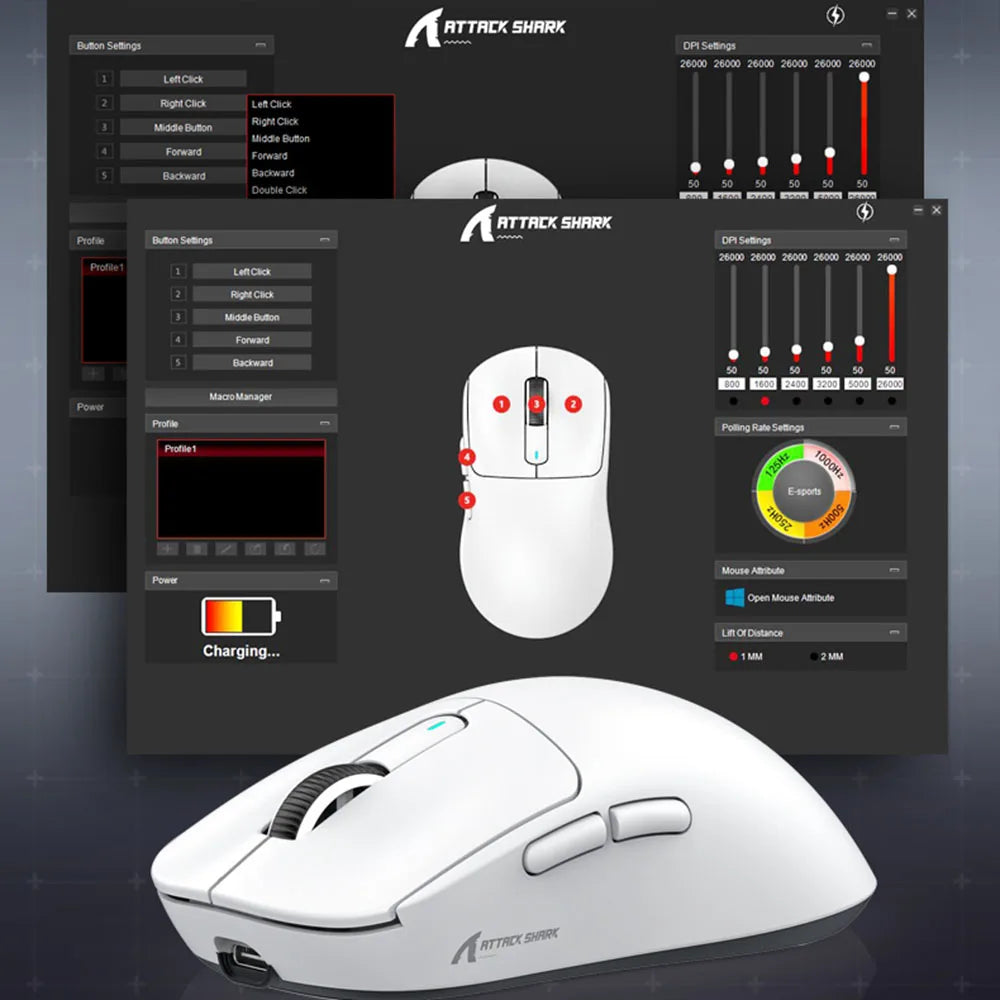🎮 Attack Shark X3/X3Pro Gaming Mouse – Απόλυτη ακρίβεια & ταχύτητα σε κάθε κλικ!