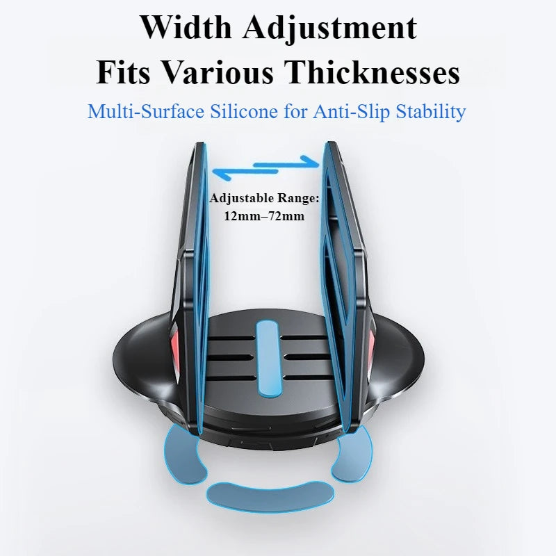 💻📐 Oatsbasf Vertical Laptop Stand – Κάθετη Βάση με Σιλικόνη & Heat Dissipation 🎯