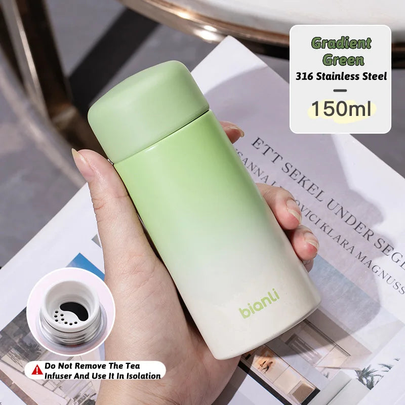 🥤 Mini Θερμός Κούπα 150ml | 304 Stainless Steel Travel Tumbler – Vacuum Insulated Portable Thermos Cup