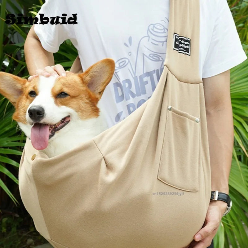 🎒🐾 Comfortable Crossbody Pet Sling Bag – Άνετη Τσάντα Μεταφοράς για Σκύλους & Γάτες 🐶🐱 Πάρ’ το κατοικίδιό σου παντού – με στυλ & άνεση!