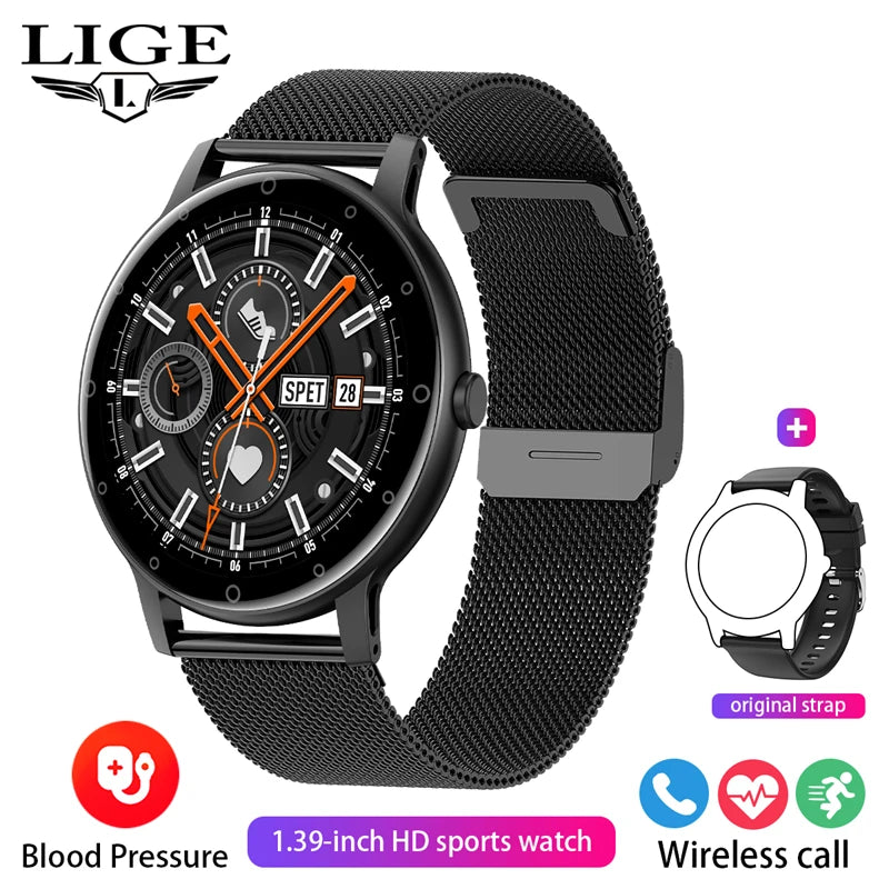⌚ LIGE Round Smartwatch – Κομψότητα & Δυνατότητες σε ένα ρολόι! ⌚
