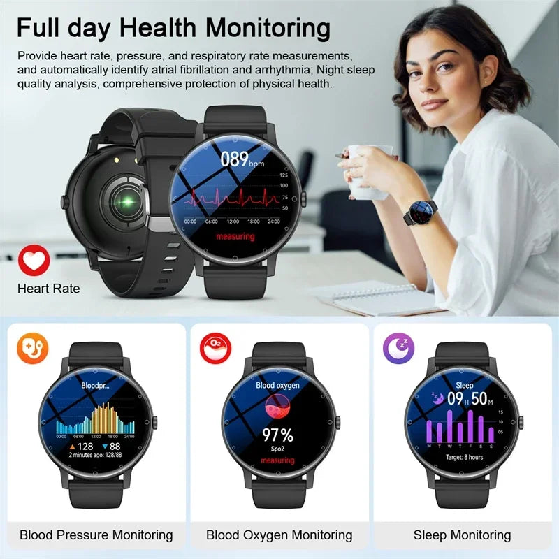 ⌚ LIGE Round Smartwatch – Κομψότητα & Δυνατότητες σε ένα ρολόι! ⌚